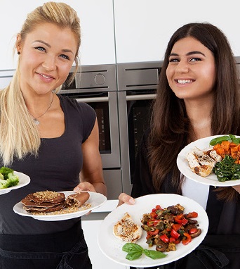 Kochen der Rezepte mit Sophia Thiel